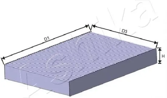 Filter, Innenraumluft ASHIKA 21-NS-NS26 Bild Filter, Innenraumluft ASHIKA 21-NS-NS26