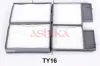Filter, Innenraumluft ASHIKA 21-TY-TY16 Bild Filter, Innenraumluft ASHIKA 21-TY-TY16