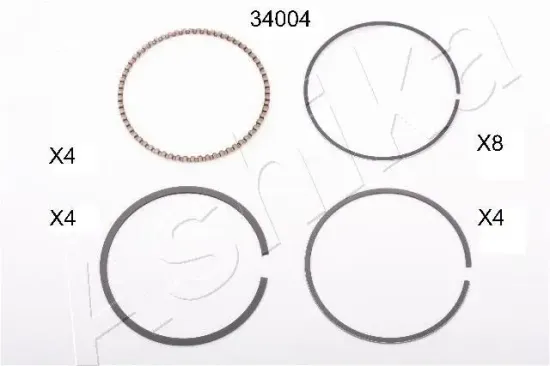 Kolbenring ASHIKA 31-34004 Bild Kolbenring ASHIKA 31-34004