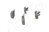 Bremsbelagsatz, Scheibenbremse Vorderachse ASHIKA 50-00-0048 Bild Bremsbelagsatz, Scheibenbremse Vorderachse ASHIKA 50-00-0048