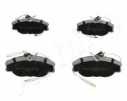 Bremsbelagsatz, Scheibenbremse Vorderachse ASHIKA 50-00-0064