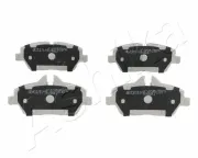 Bremsbelagsatz, Scheibenbremse Vorderachse ASHIKA 50-00-0108