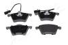 Bremsbelagsatz, Scheibenbremse Vorderachse ASHIKA 50-00-0375