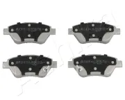 Bremsbelagsatz, Scheibenbremse Vorderachse ASHIKA 50-00-0400