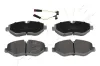 Bremsbelagsatz, Scheibenbremse Vorderachse ASHIKA 50-00-0538
