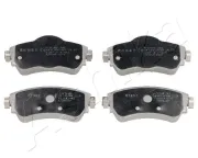 Bremsbelagsatz, Scheibenbremse Vorderachse ASHIKA 50-00-0614