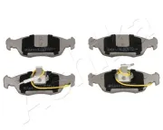 Bremsbelagsatz, Scheibenbremse Vorderachse ASHIKA 50-00-0638