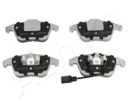 Bremsbelagsatz, Scheibenbremse Vorderachse ASHIKA 50-00-0915