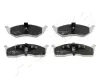Bremsbelagsatz, Scheibenbremse Vorderachse ASHIKA 50-00-099