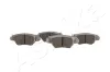 Bremsbelagsatz, Scheibenbremse Hinterachse ASHIKA 51-00-00016 Bild Bremsbelagsatz, Scheibenbremse Hinterachse ASHIKA 51-00-00016