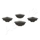 Bremsbelagsatz, Scheibenbremse Hinterachse ASHIKA 51-00-00019