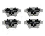 Bremsbelagsatz, Scheibenbremse Hinterachse ASHIKA 51-00-012