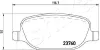 Bremsbelagsatz, Scheibenbremse Hinterachse ASHIKA 51-00-0202 Bild Bremsbelagsatz, Scheibenbremse Hinterachse ASHIKA 51-00-0202