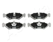 Bremsbelagsatz, Scheibenbremse Hinterachse ASHIKA 51-00-0521