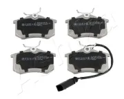 Bremsbelagsatz, Scheibenbremse Hinterachse ASHIKA 51-00-0912