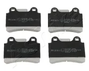 Bremsbelagsatz, Scheibenbremse Hinterachse ASHIKA 51-00-0915