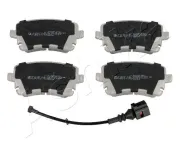 Bremsbelagsatz, Scheibenbremse Hinterachse ASHIKA 51-00-0922