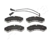 Bremsbelagsatz, Scheibenbremse Hinterachse ASHIKA 51-01-100