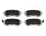 Bremsbelagsatz, Scheibenbremse Hinterachse ASHIKA 51-01-137