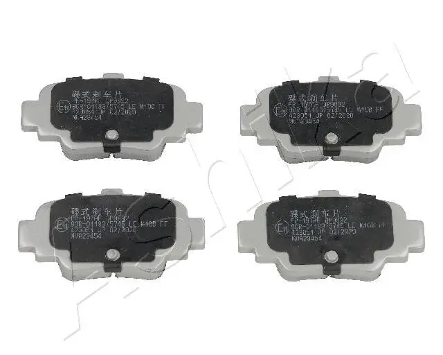 Bremsbelagsatz, Scheibenbremse Hinterachse ASHIKA 51-01-197