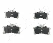 Bremsbelagsatz, Scheibenbremse Hinterachse ASHIKA 51-02-219