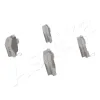 Bremsbelagsatz, Scheibenbremse Hinterachse ASHIKA 51-09-901 Bild Bremsbelagsatz, Scheibenbremse Hinterachse ASHIKA 51-09-901