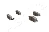 Bremsbelagsatz, Scheibenbremse Hinterachse ASHIKA 51-0K-K06 Bild Bremsbelagsatz, Scheibenbremse Hinterachse ASHIKA 51-0K-K06