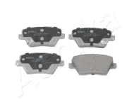 Bremsbelagsatz, Scheibenbremse Hinterachse ASHIKA 51-0K-K15