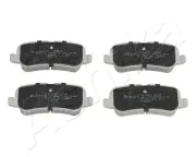 Bremsbelagsatz, Scheibenbremse Hinterachse ASHIKA 51-0L-L01