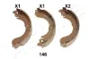 Bremsbackensatz Hinterachse ASHIKA 55-01-146