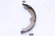 Bremsbackensatz Hinterachse ASHIKA 55-02-226