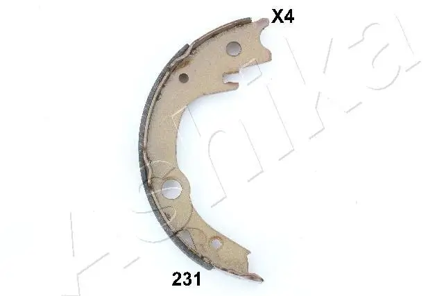 Bremsbackensatz hinten ASHIKA 55-02-231