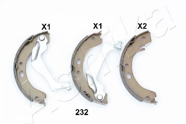 Bremsbackensatz hinten ASHIKA 55-02-232
