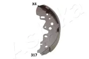 Bremsbackensatz Hinterachse ASHIKA 55-03-317