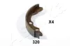 Bremsbackensatz Hinterachse ASHIKA 55-03-320