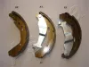 Bremsbackensatz Hinterachse ASHIKA 55-08-821