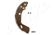 Bremsbackensatz Hinterachse ASHIKA 55-08-833