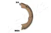 Bremsbackensatz Hinterachse ASHIKA 55-0W-W05