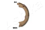 Bremsbackensatz Hinterachse ASHIKA 55-0W-W05