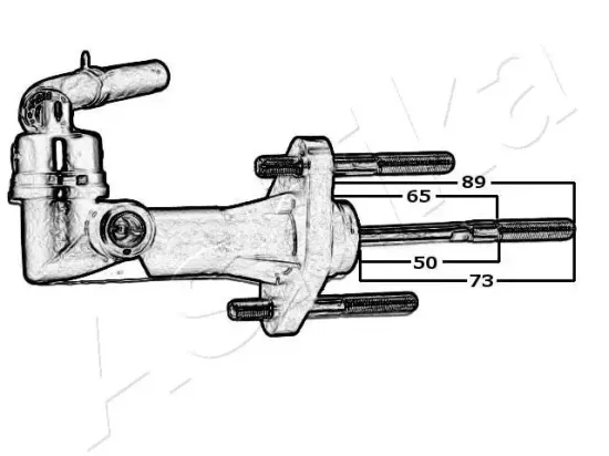 Geberzylinder, Kupplung ASHIKA 95-K0-018 Bild Geberzylinder, Kupplung ASHIKA 95-K0-018