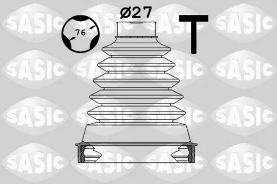 Faltenbalgsatz, Antriebswelle getriebeseitig SASIC 1904051 Bild Faltenbalgsatz, Antriebswelle getriebeseitig SASIC 1904051