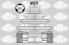 Faltenbalgsatz, Antriebswelle getriebeseitig SASIC 1904055