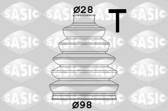 Faltenbalgsatz, Antriebswelle radseitig SASIC 1906028 Bild Faltenbalgsatz, Antriebswelle radseitig SASIC 1906028