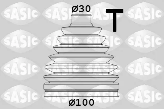 Faltenbalgsatz, Antriebswelle radseitig SASIC 1906055 Bild Faltenbalgsatz, Antriebswelle radseitig SASIC 1906055