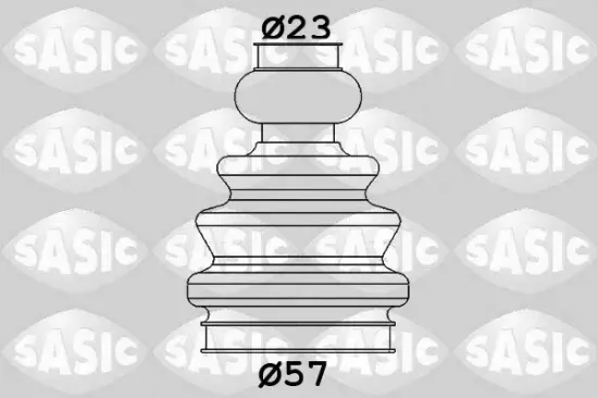 Faltenbalgsatz, Antriebswelle getriebeseitig SASIC 1906097 Bild Faltenbalgsatz, Antriebswelle getriebeseitig SASIC 1906097