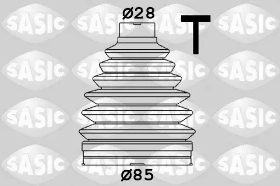 Faltenbalgsatz, Antriebswelle radseitig SASIC 1906130 Bild Faltenbalgsatz, Antriebswelle radseitig SASIC 1906130