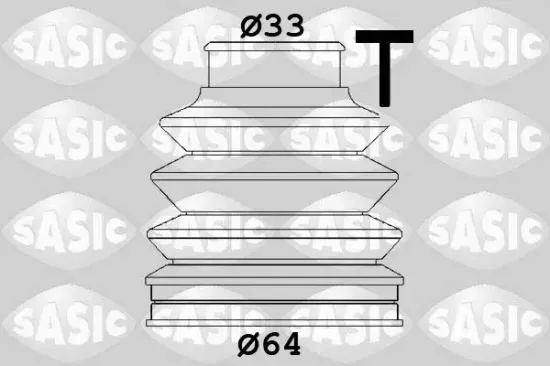 Faltenbalgsatz, Antriebswelle Hinterachse radseitig getriebeseitig SASIC 1906140 Bild Faltenbalgsatz, Antriebswelle Hinterachse radseitig getriebeseitig SASIC 1906140