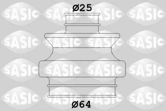 Faltenbalgsatz, Antriebswelle SASIC 1906141 Bild Faltenbalgsatz, Antriebswelle SASIC 1906141