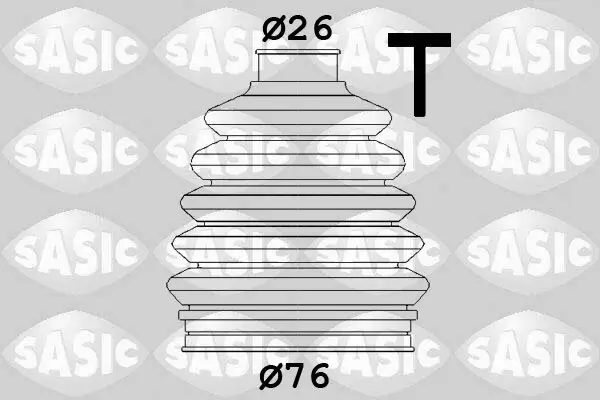 Faltenbalgsatz, Antriebswelle Vorderachse radseitig SASIC 1906142