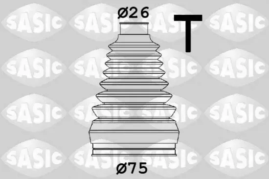 Faltenbalgsatz, Antriebswelle getriebeseitig SASIC 1906147 Bild Faltenbalgsatz, Antriebswelle getriebeseitig SASIC 1906147